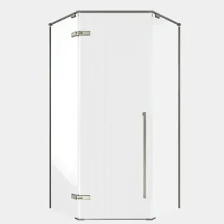 Душевой уголок Timo T66 90x90 см никель